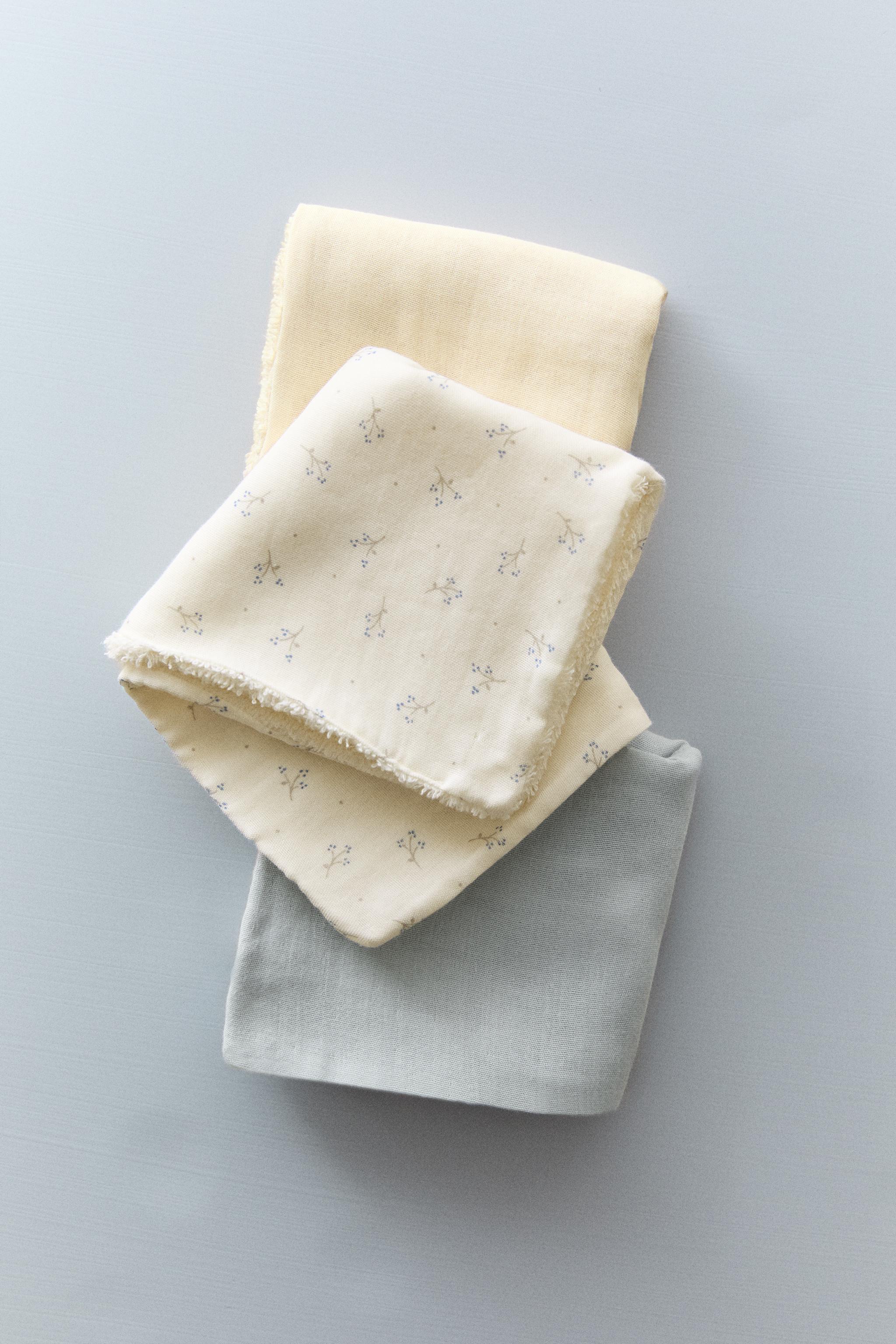 MINI FLOWER BABY TOWEL (SET OF 3)